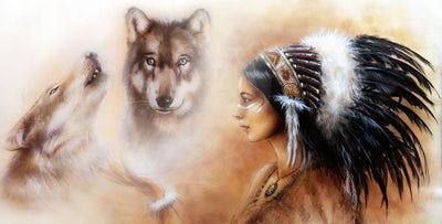 Tablou decorativ - Portret Nativ American