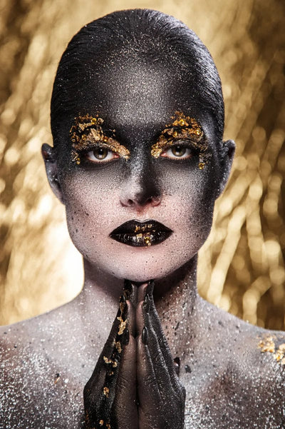 Tablou decorativ - Eleganta Gold&Black 37