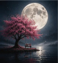 Tablou decorativ - Cires sub luna plina