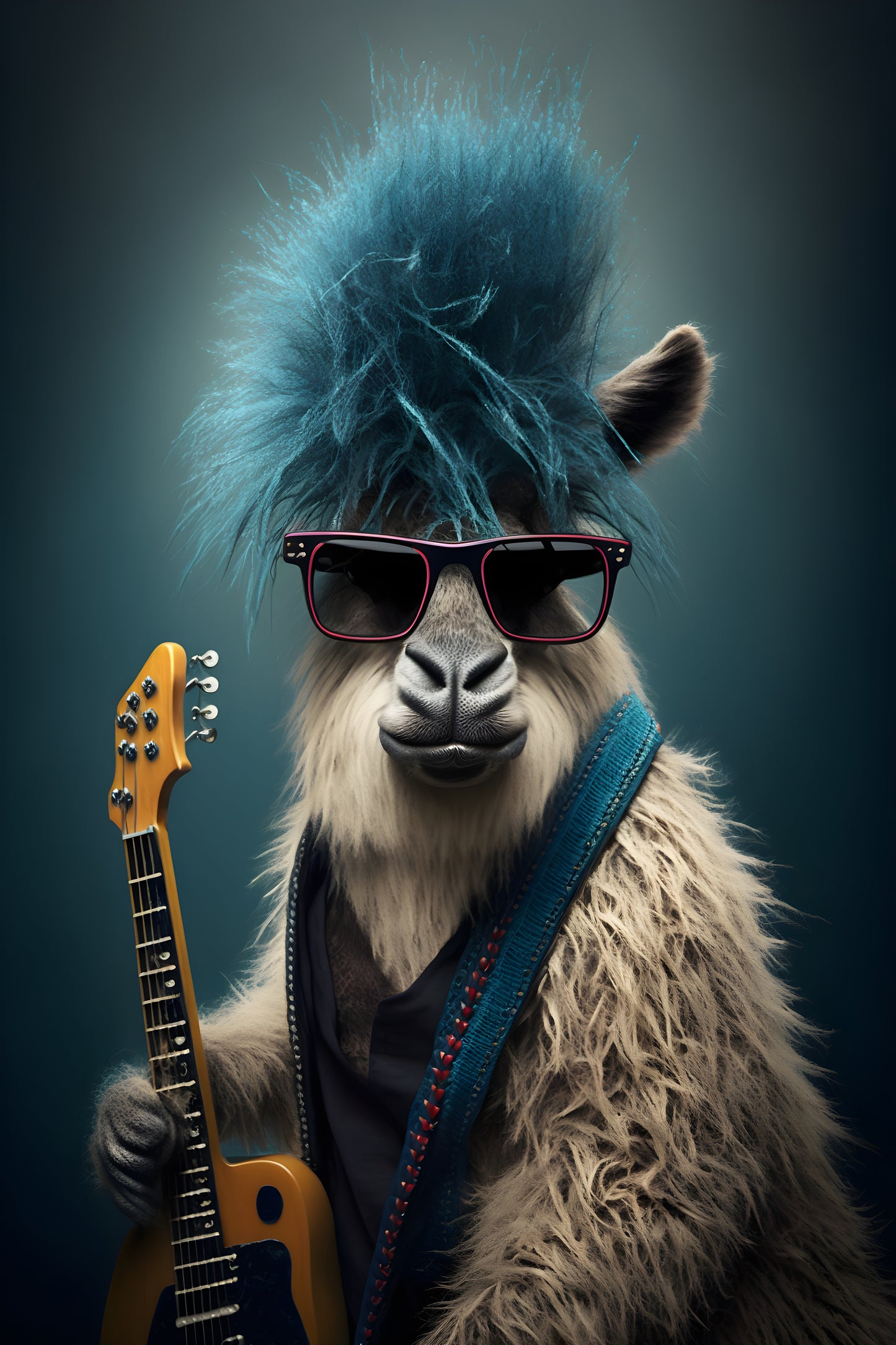 Tablou decorativ - Lama Punk