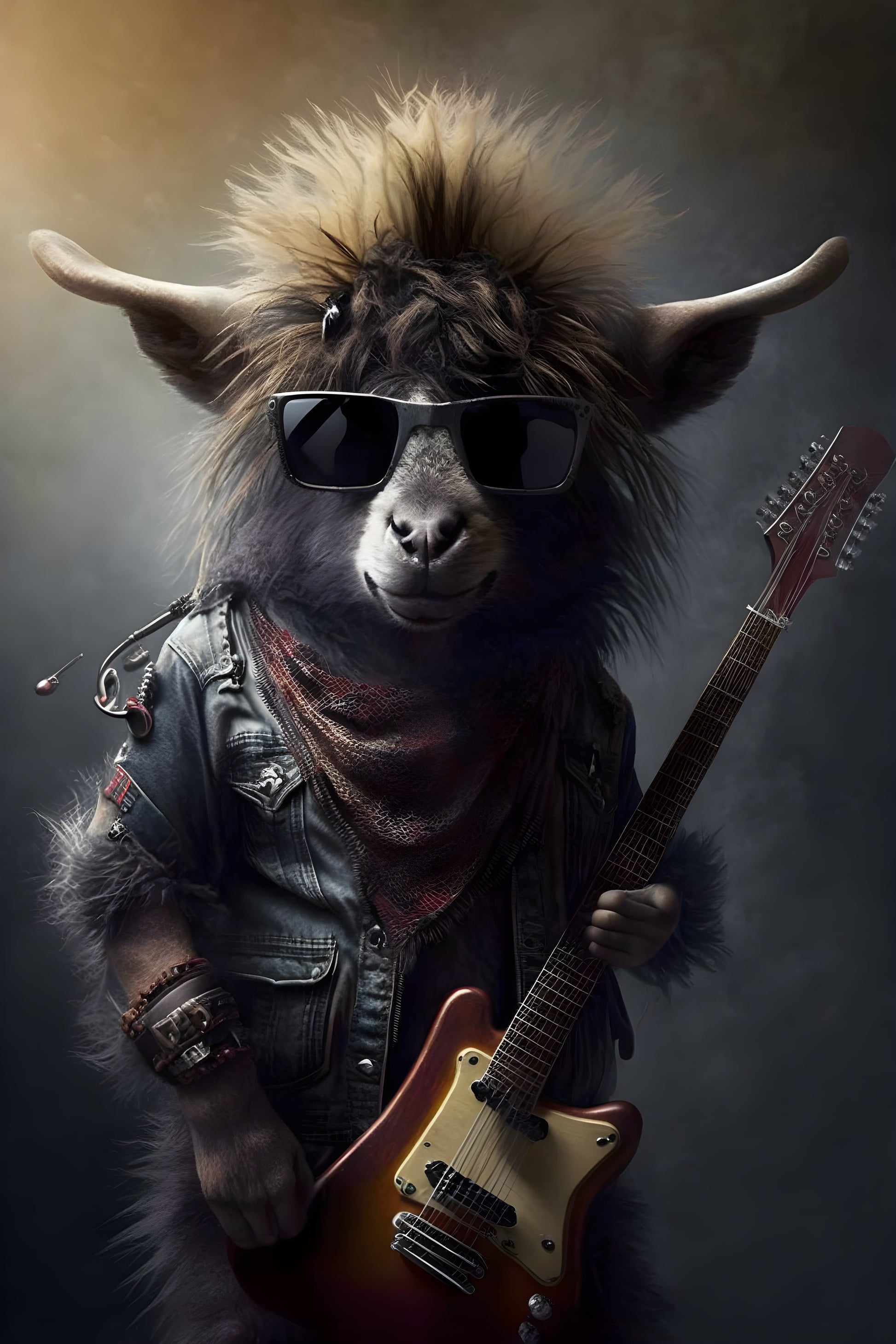 Tablou decorativ - Lama Rocker