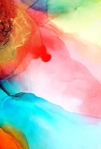 Tablou decorativ - Abstract Cerneala Multicolora