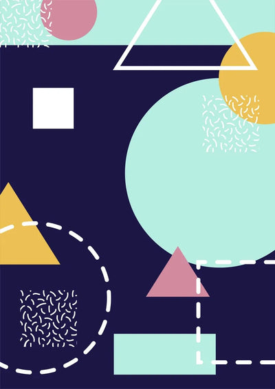 Tablou decorativ - Abstract Geometric Mov