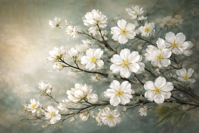 Tablou decorativ - Flori de cires in floare