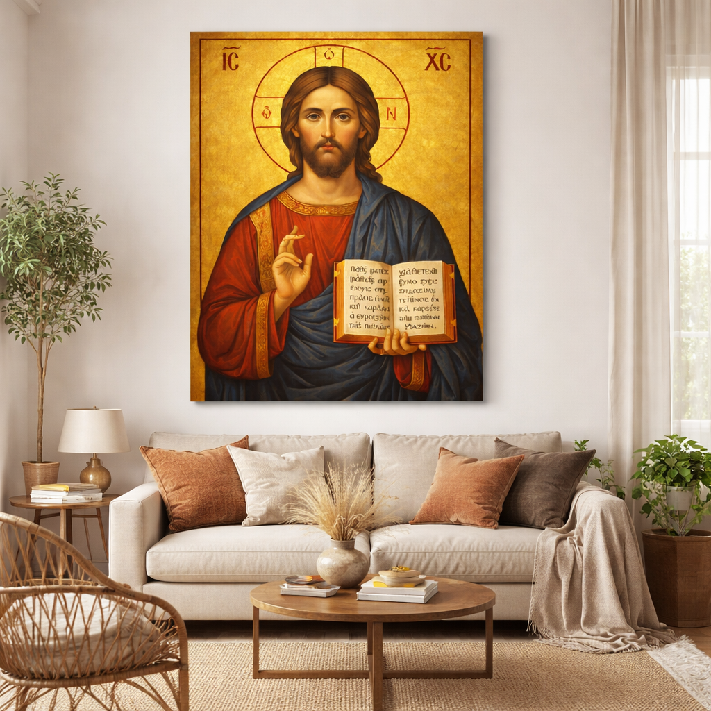 Icoana pe panza - Iisus Hristos Invatatorul