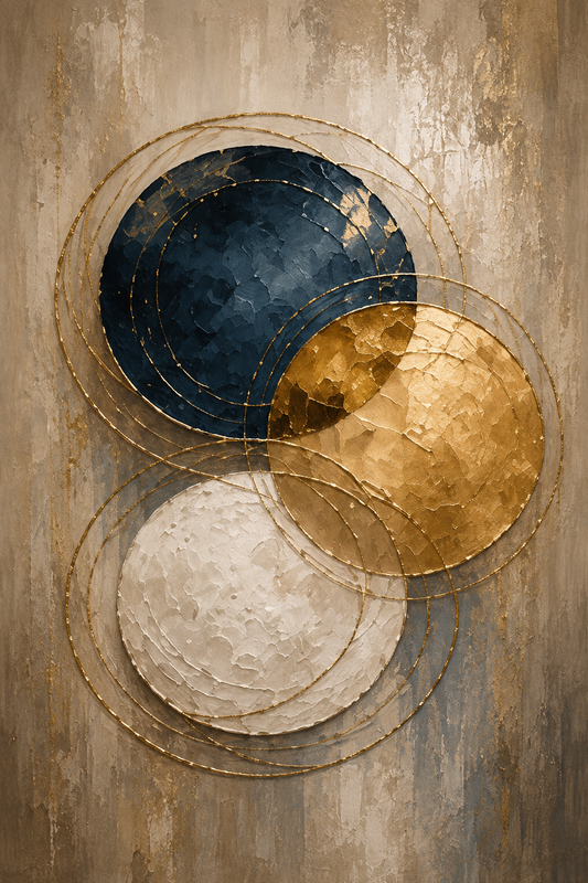 Tablou decorativ - Eclipsa de aur