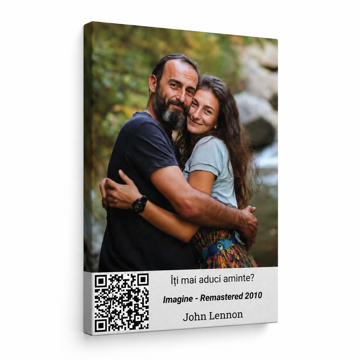 Tablou personalizat cu poza si melodie