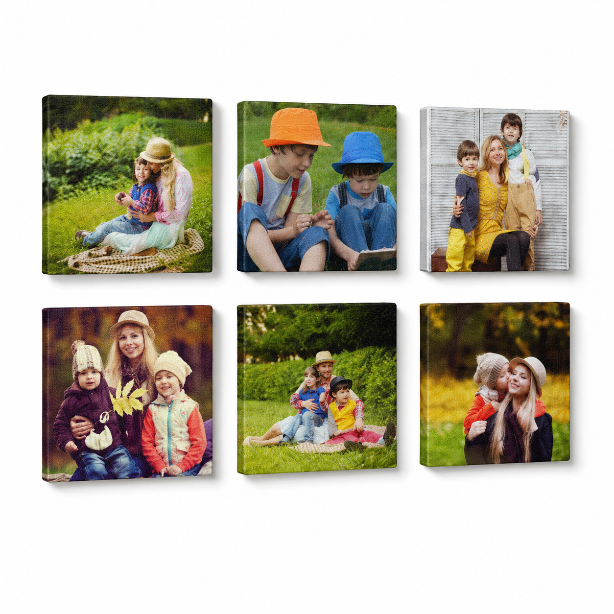 Album de familie - set de 6 tablouri Canvas