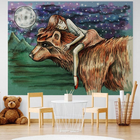 Tapet textil personalizat pentru camera copilului, 1,5 X 2 m - Cameradevis.ro