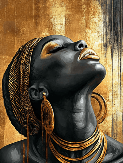 Tablou decorativ - Chip Feminin African