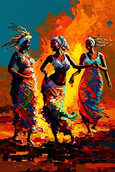 Tablou decorativ - Dansatoare africance