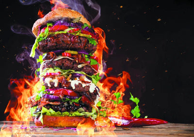 Tablou decorativ - Hamburger Multiplu