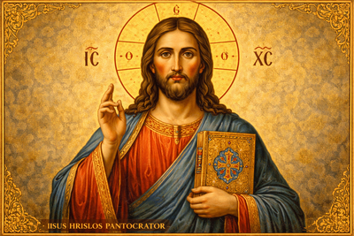 Icoană - Iisus Hristos Pantocrator