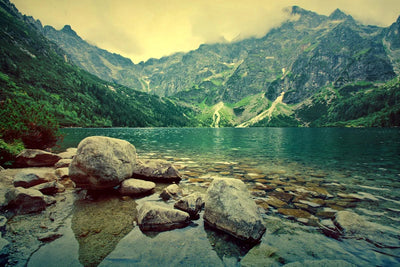 Tablou decorativ - Lac Uimitor in Munti