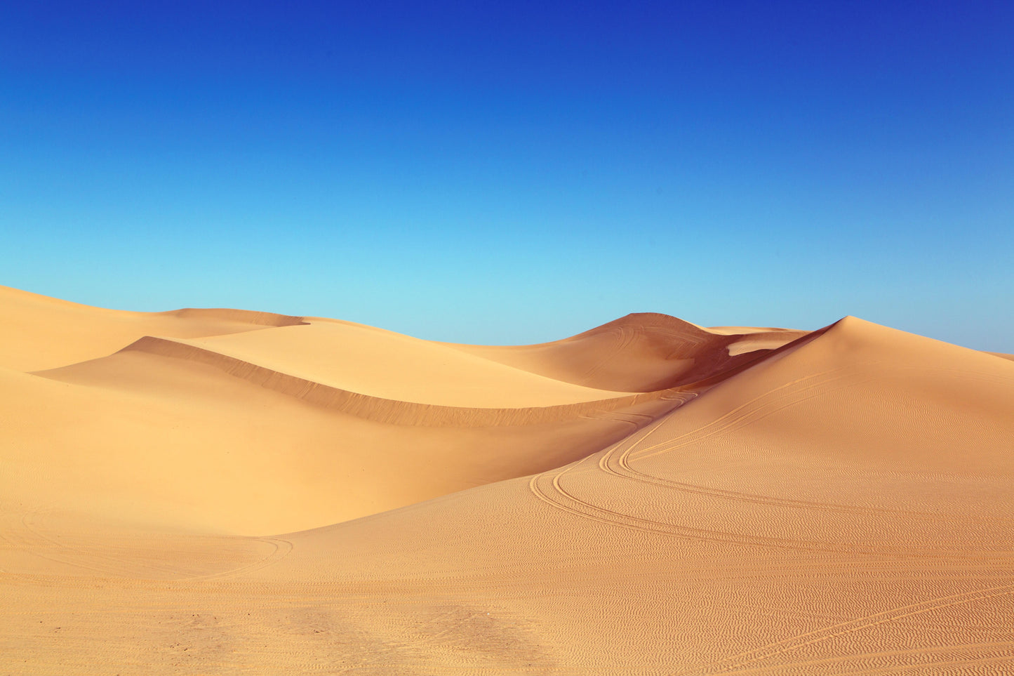 Tablou canvas cu dune de nisip sub cer albastru
