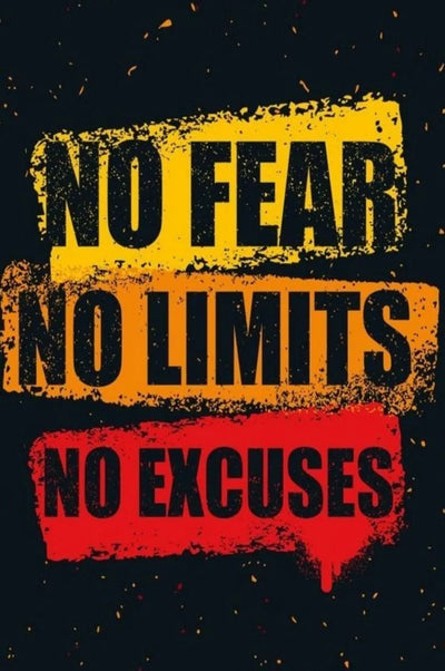Tablou decorativ - No Fear, No Limits