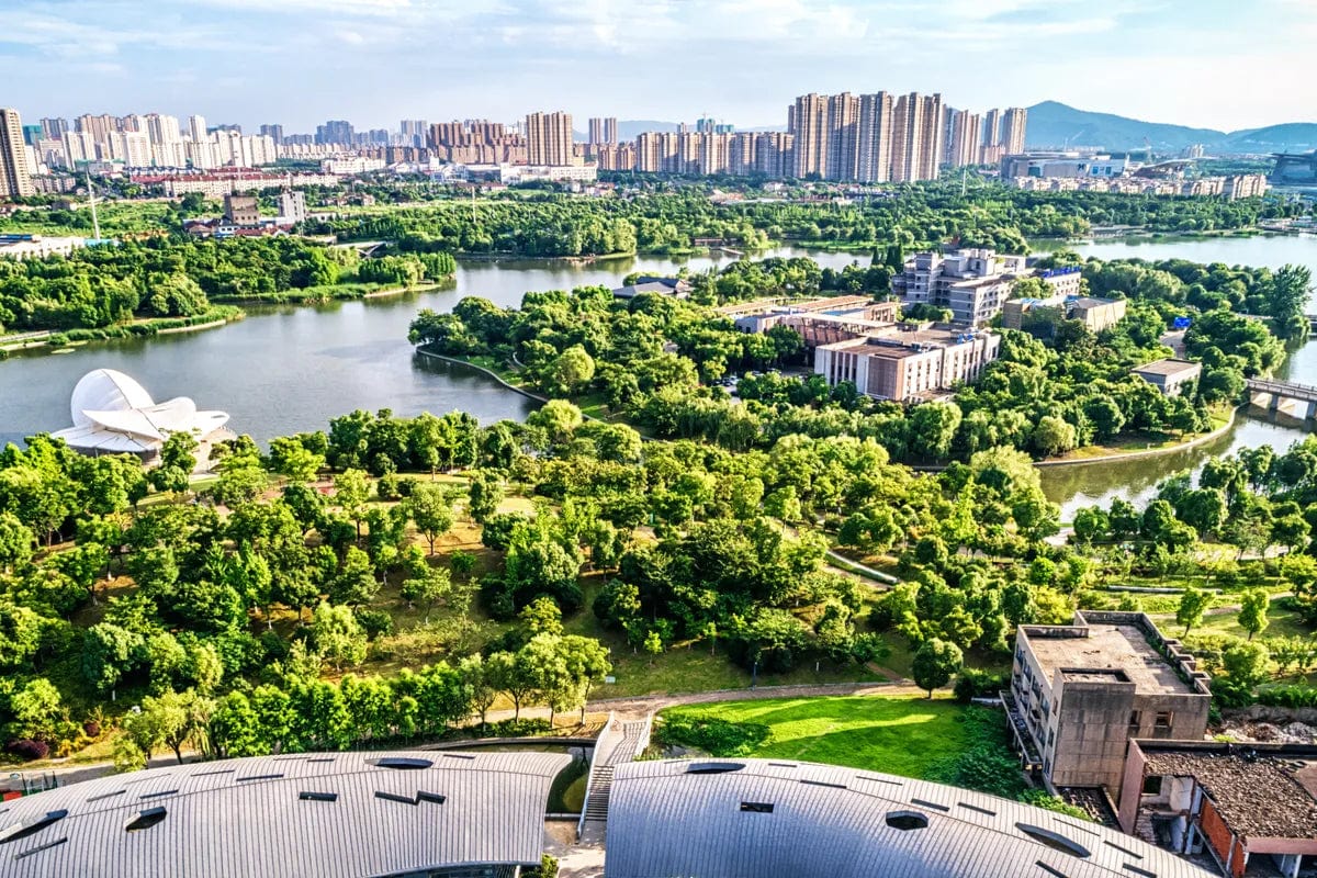 Tablou Canvas - Parcul Urban Plin de Viata