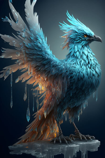 Tablou decorativ - Pasarea Phoenix