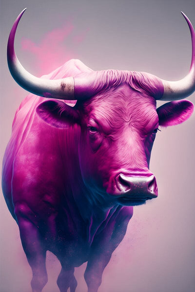 Tablou decorativ - Purple Bull