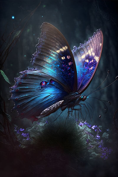 Tablou decorativ - Purple Butterfly