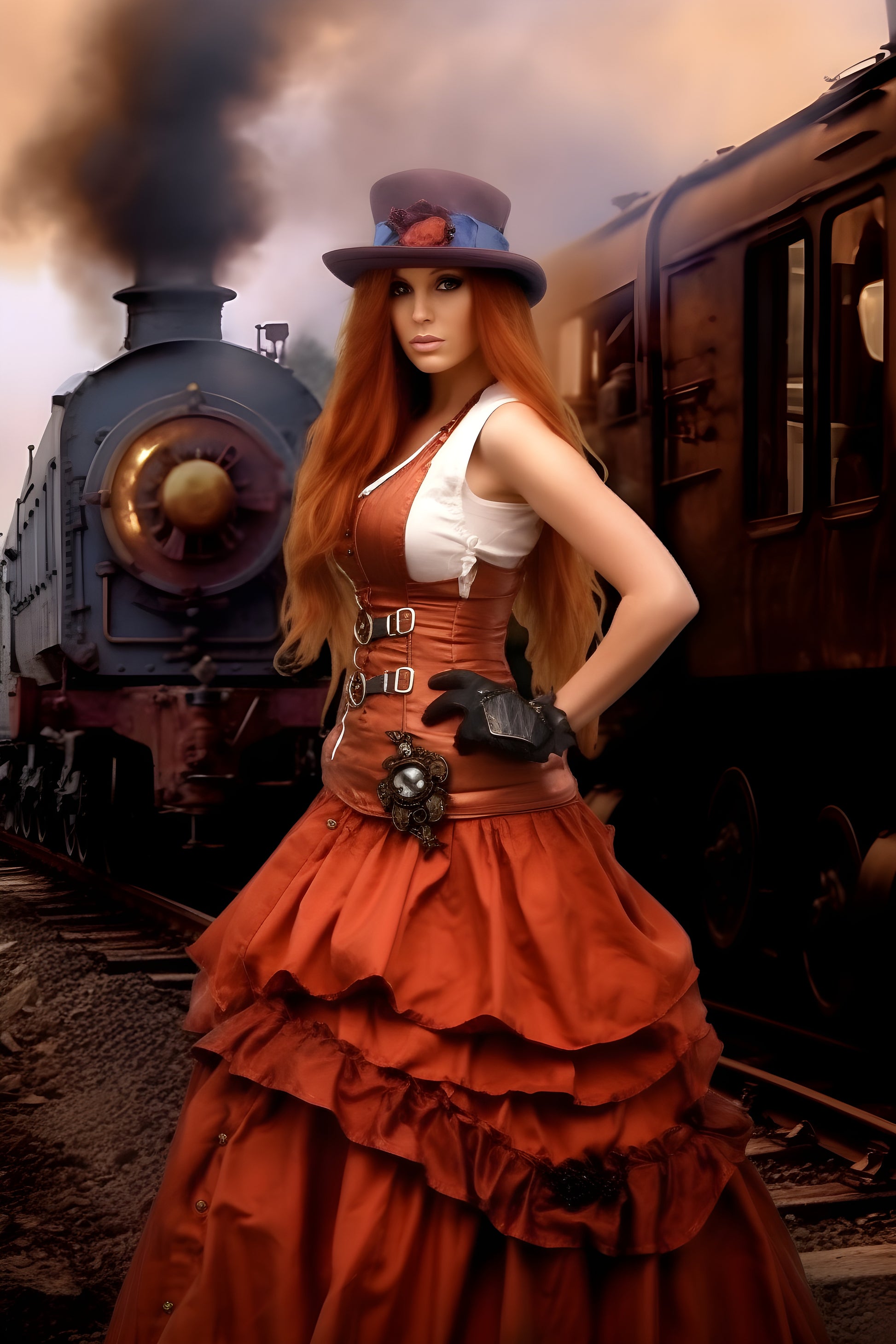 Tablou decorativ - Doamna Locomotivelor