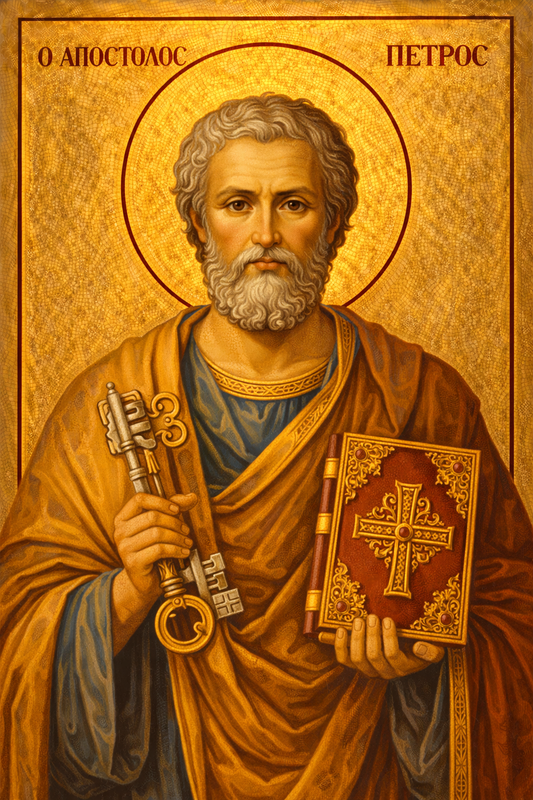 Icoana pe panza - Sfântul Apostol Petru