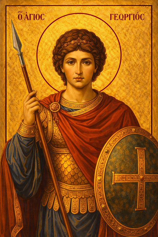 Icoana pe panza - Sfântul Gheorghe – Purtătorul de biruință