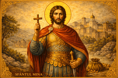 Icoană - Sfântul Mina