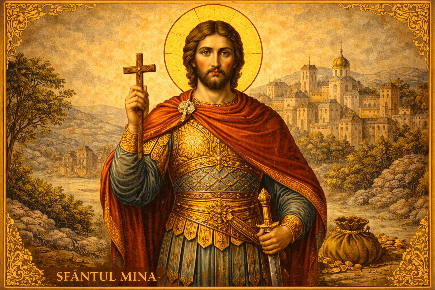 Icoana   - Sfântul Mina