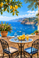 Tablou decorativ - Terasa cu vedere la mare - Zibo.ro
