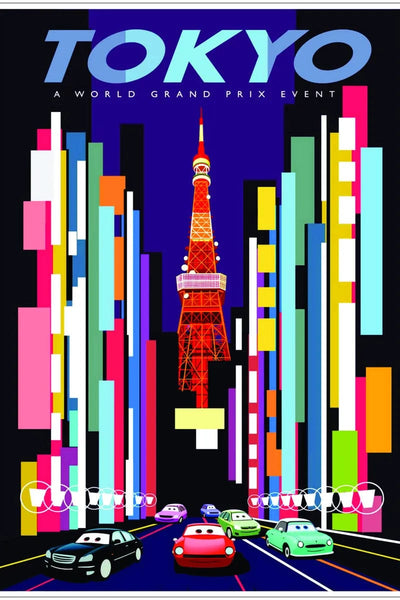 Tablou decorativ - Tokyo Retro