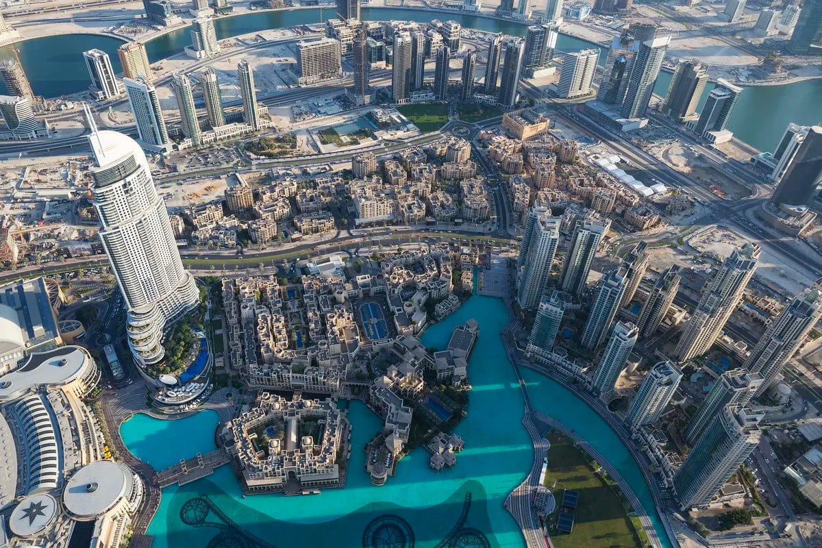 Tablou Canvas - Aeriana Viziune Dubai