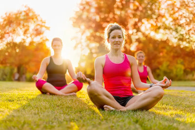 Tablou decorativ - Yoga in Parc