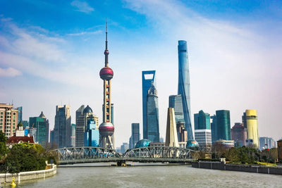 Tablou decorativ - Eleganta Zgarie-norilor din Shanghai