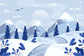 Tablou Canvas - Peisaj Iarna Abstract 2