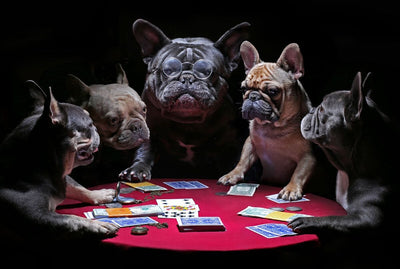 Tablou decorativ - Poker între dulai