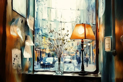 Tablou decorativ - Vedere din Fereastra