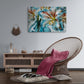 Tablou Canvas - Stanjenel Albastrui Abstract