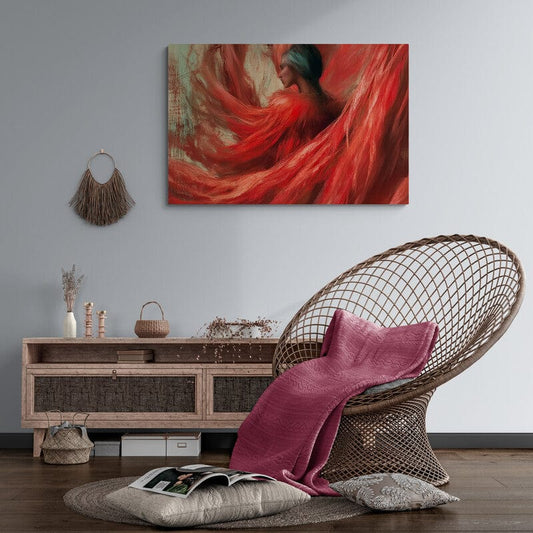 Tablou Canvas - Naluca in Rosu