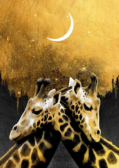 Tablou decorativ - Gold & Black 20