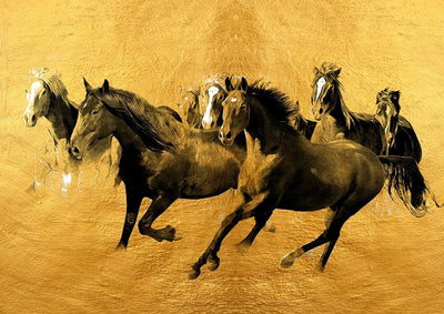 Tablou decorativ - Gold&Black 39