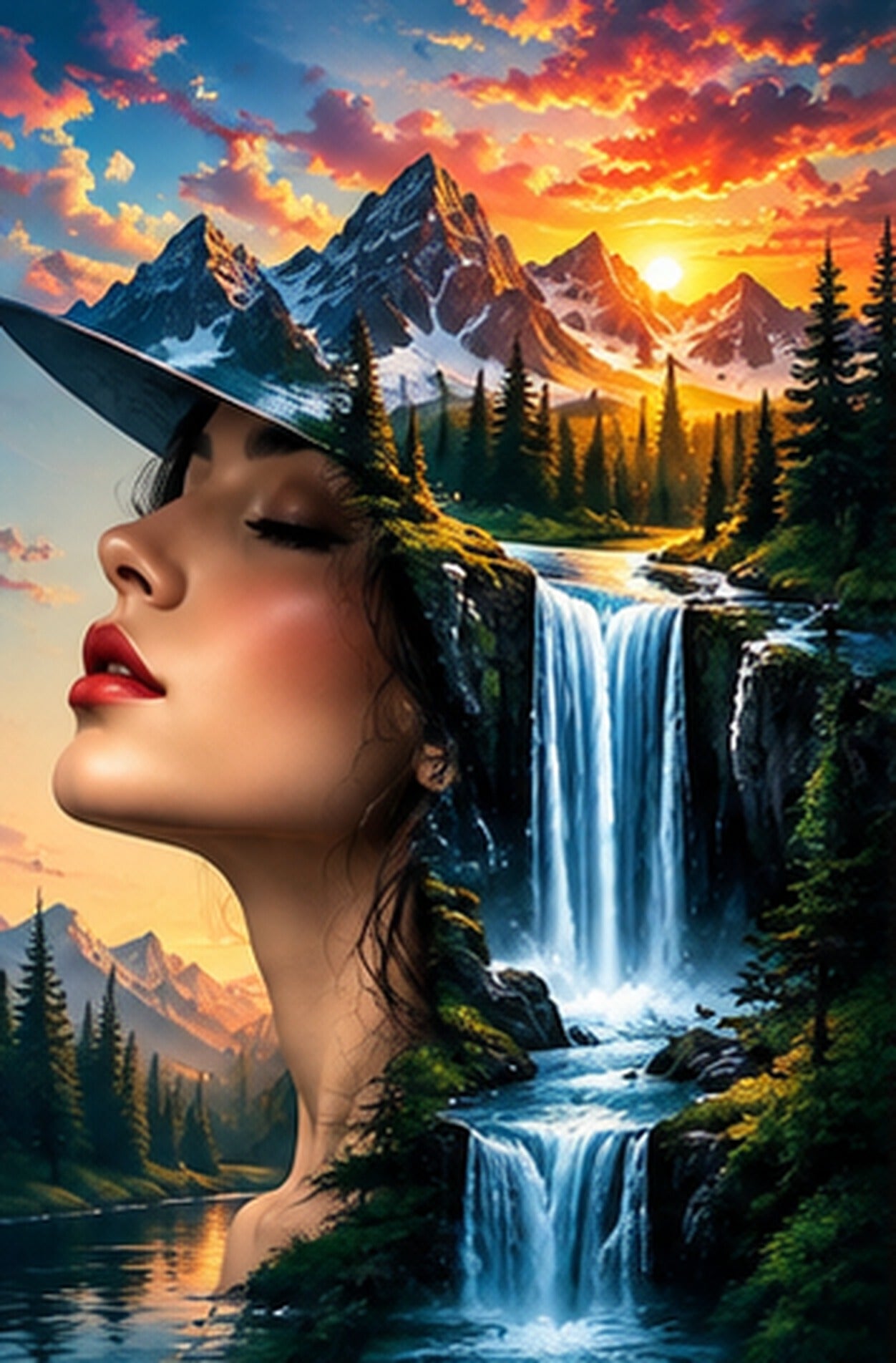 Tablou decorativ - Cascada din Vis
