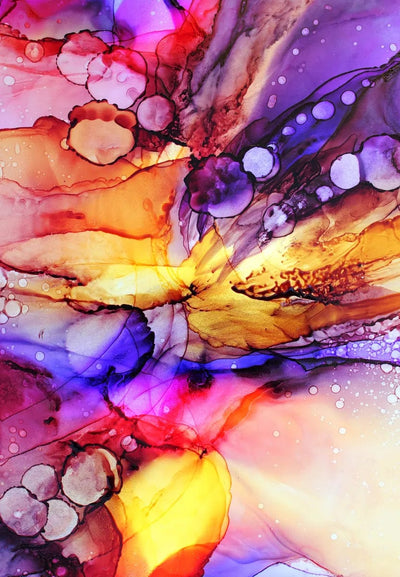 Tablou decorativ - Cerneala Abstract Pelicular