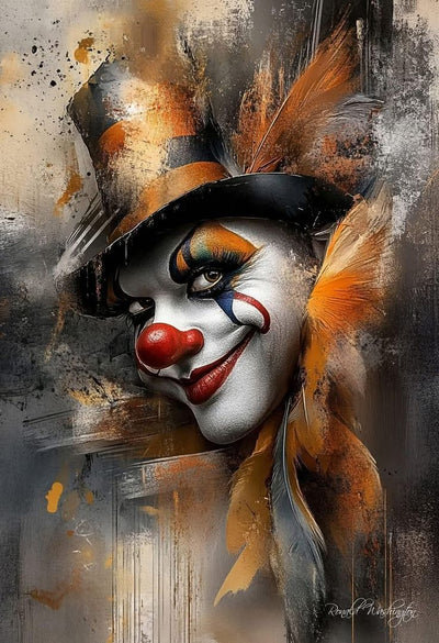 Tablou decorativ - Clown abstract
