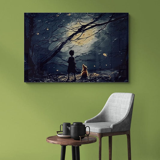Tablou Canvas - Pierduti in Padure