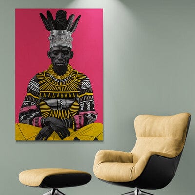 Tablou Canvas - Afro 44 Eleganta si Inspirație