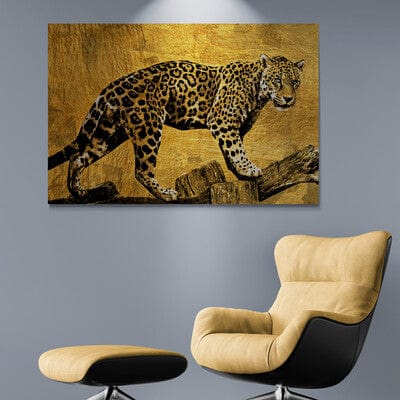 Tablou Canvas - Gold & Black 31