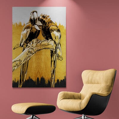 Tablou Canvas - Gold&Black 15