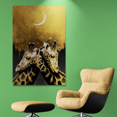 Tablou Canvas - Gold & Black 20