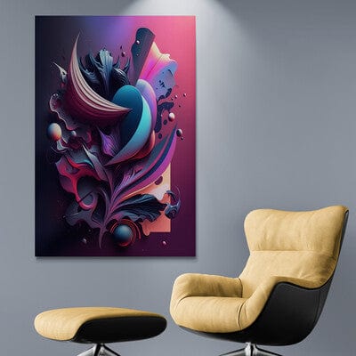 Tablou Canvas - Eleganta Abstracta 3D